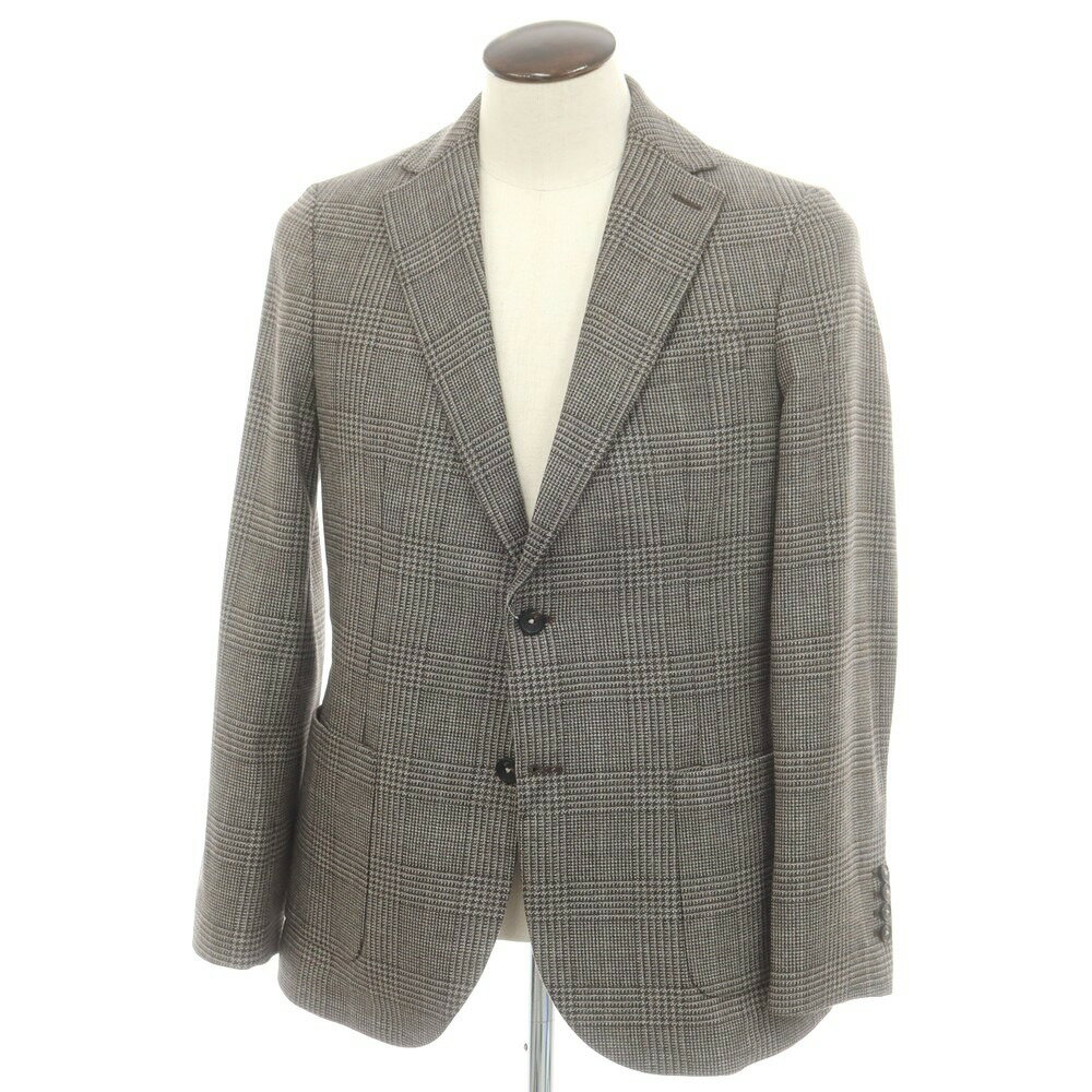 【SALE10%OFF/返品不可】【中古】チルコロ1901 CIRCOLO 1901 ウールコットン グレンチェック 2B カジュ..