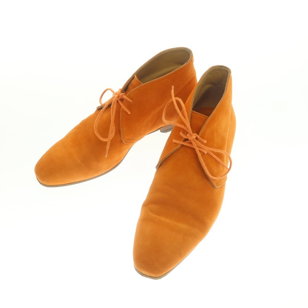 【中古】ディメッラ DI MELLA スエード チャッカブーツ オレンジ【サイズ7】【S/S/A/W】【状態ランクC】【メンズ】