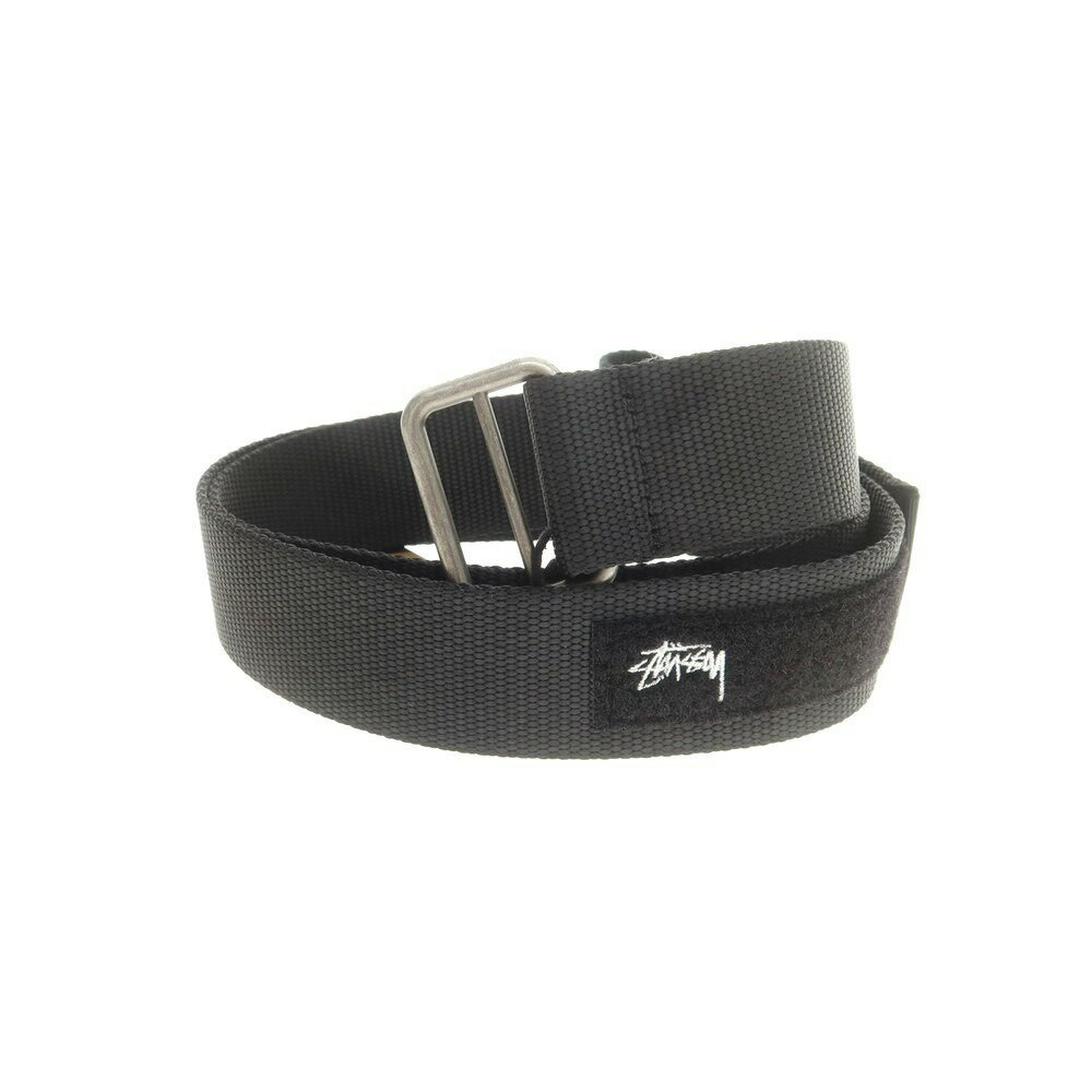【中古】【未使用】ステューシー STUSSY ナイロン ベルト ブラック【サイズX/XL】【S/S/A/W】【状態ランクS】【メンズ】
