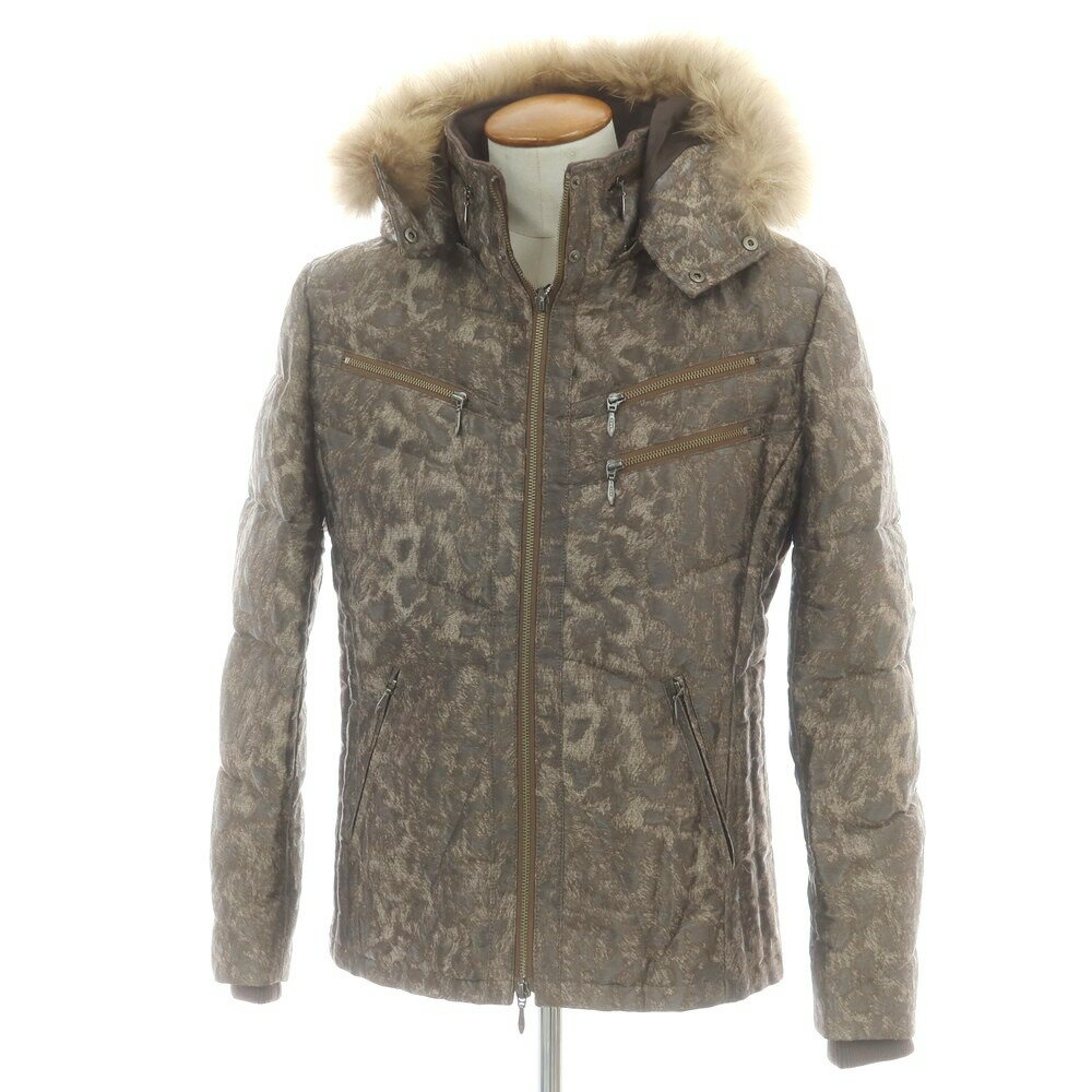 【中古】トルネードマート TORNADO MART ポリエステルウール ファー ダウンジャケット ブ ...