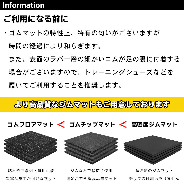ジムフロアマットジョイントマットラバーマット大判60cmサイズ32枚セット