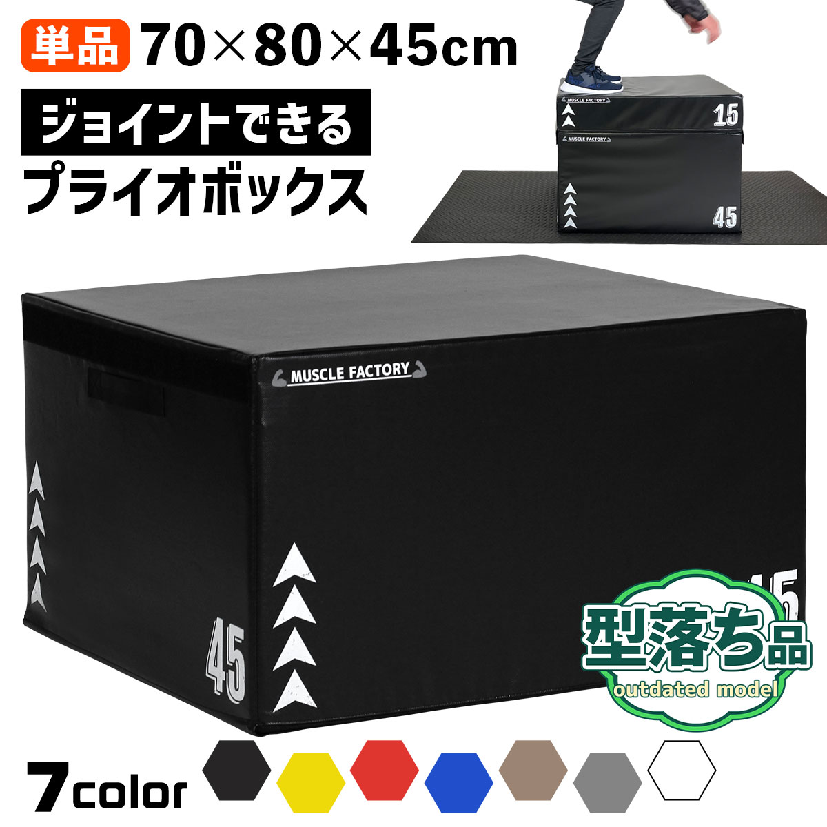 【エントリーでP10倍★ブラックフライデー】 【型落ち】 ジョイント式 プライオボックス ソフト プライオメトリクス ボックス 陸上 球技 フィットネス 昇降台...