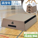 跳び箱 室内 子供 高学年向け ソフト 飛び箱 とび箱 ジョイント式 小学生 指導ライン 高重量 運動 自宅 子ども 室内 家庭用 4段目のみ 単品