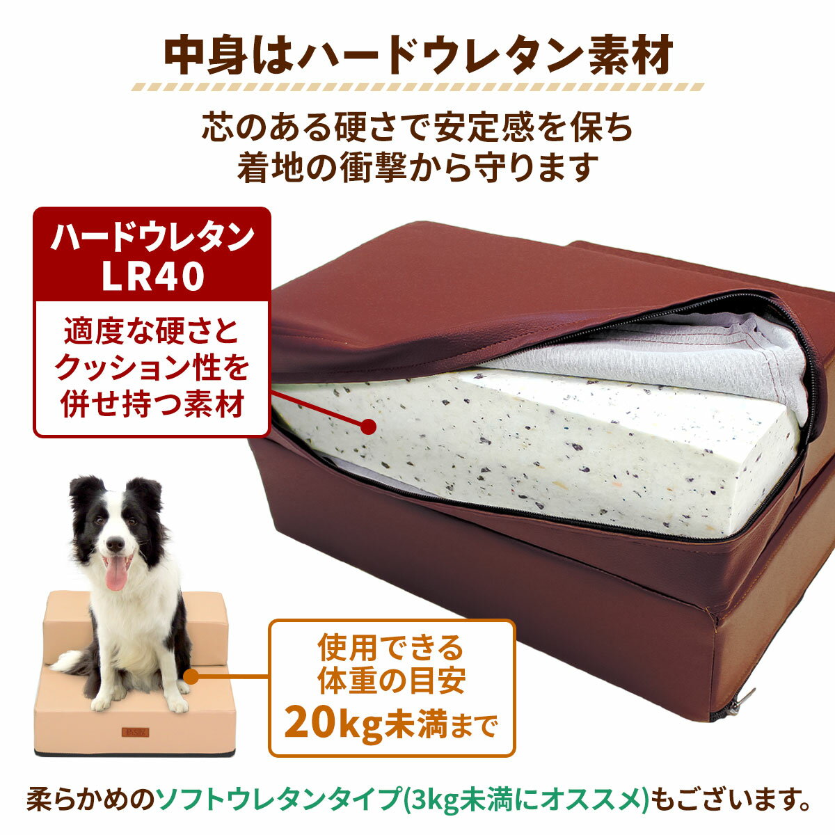 段差が上れない小型犬や老犬のためのドッグステップ ペットの腰や足の負担をサポート レザーなので濡れてもサッと拭くだけ ソファやベッドの横において愛犬と一緒に過ごしたい方へ ドッグステップ 犬 階段 ペット 犬用 ステップ 2段 防水 Pvcレザー生地 硬めタイプ 高評価 段差が上れない小型犬や老犬のためのドッグステップ ペットの腰や足の負担をサポート レザーなので濡れてもサッと拭くだけ ソファやベッドの横において愛犬と一緒に過ごしたい方へ ドッグステップ 犬 階段 ペット 犬用 ステップ 2段 防水 Pvcレザー生地 硬めタイプ 高評価