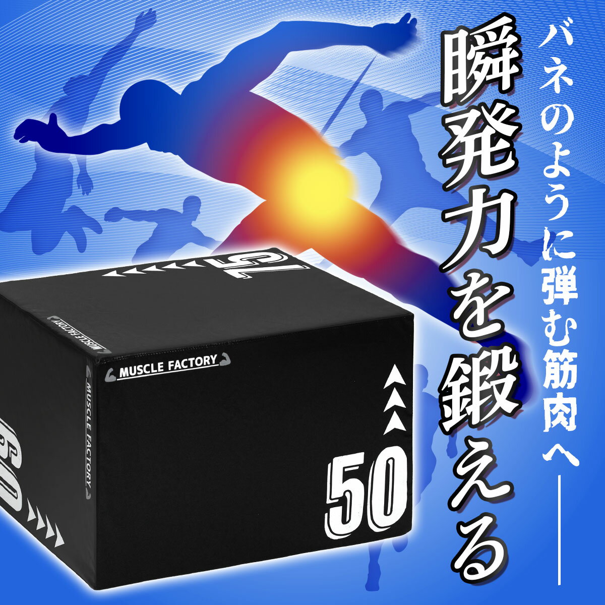 【エントリーでP10倍＆割引クーポン有】 プライオボックス ソフト 3 in 1 プライオメトリクス ボックス 陸上 球技 フィットネス 昇降台 ジャンプ台 ステップ台 体幹 トレーニング 50×60×75cm 大きい幅広サイズ 2