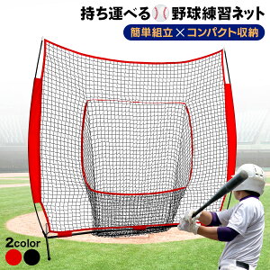 【期間限定!ポイント20倍!】 野球ネット 練習用 ネット 硬式 軟式 折りたたみ 持ち運び 屋外 室内 バッティングネット ピッチングネット 簡単設置 大型 ポータブル 練習器具 自宅 庭 ガレージ 防球ネット 収納バッグ付き