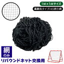 地球問屋で買える「【期間限定!ポイント20倍!】 リバウンドネット 網のみ 1M×1M 交換用 サッカー 野球 リバウンダー ラダー トレーニング バウンドネット クレイジーキャッチ 壁当て リフティング ネット ピッチングネット 練習道具 室内練習 自宅 45撚り 単品」の画像です。価格は1,900円になります。