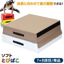 跳び箱 ソフト 飛び箱 とび箱 ジョイント式 とびばこ 子供 幼児 保育園 幼稚園 小学生 運動 自宅 子ども クリスマス 室内 家庭用 (7+8段目のみ/単品...