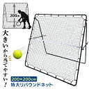 リバウンドネット 特大 テニス サッカー 野球 リバウンダー 壁打ち 壁当て トレーニング 軟式 硬式 バウンドネット クレイジーキャッチ 練習道具 室内練習 ...