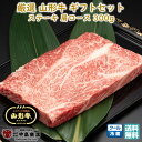 厳選 山形牛 ステーキ用 肩ロース(300g×1枚) 黒毛和牛 ブランド牛 送料無料 手土産 残暑御見舞 (東北 山形 牛肉 老舗 美味しい おすすめ アウトドア キャンプ バーベキュー 贈り物 プチギフト) 【E05】