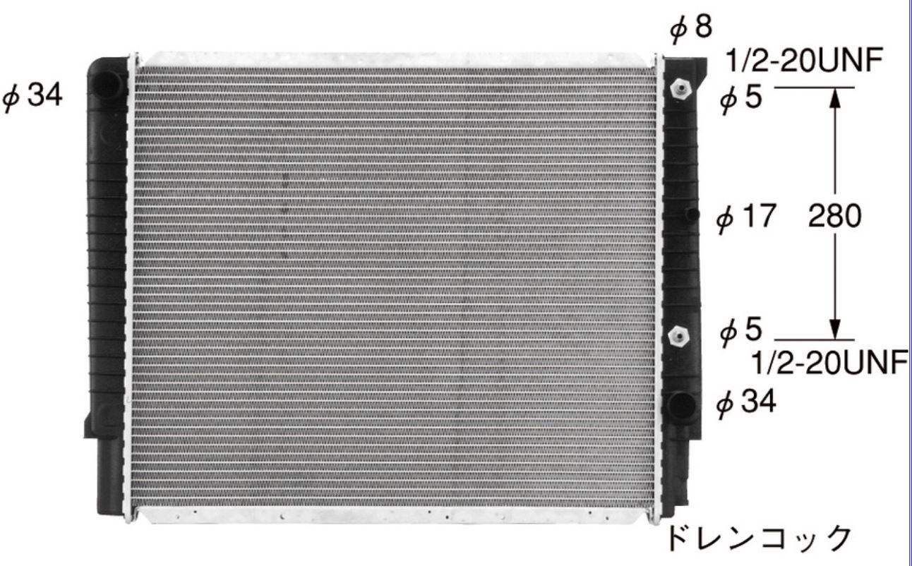 ボルボ 940 E-9B230 A/T ラジエーター ラジエター 車 車用品 カー用品 新品ラジエーター ニッセン社製 Volvo