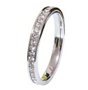 リング 指輪 18K RGP プラチナ CZ ダイヤ フル エタニティリング yu888e オシャレ ギフト