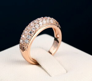 指輪 18K K18 18金 RGP ゴールド CZ ダイヤ Narrow Band Ring リング gu1105e 普通便 送料無料 バレンタイン ギフト おすすめ 誕生日 ギフト