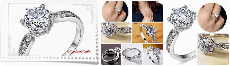 指輪大粒　18K K18 18金 RGP プラチナ CZ ダイヤ 王冠一粒 リングyu863e バレンタイン ギフト おすすめ 誕生日格安通販　バレンタイン　人気　ランキング