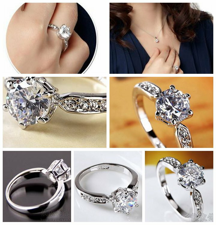 指輪大粒　18K K18 18金 RGP プラチナ CZ ダイヤ 王冠一粒 リングyu863e バレンタイン ギフト おすすめ 誕生日格安通販　バレンタイン　人気　ランキング