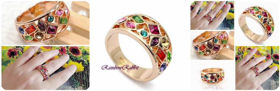 指輪 18K K18 18金 RGP ゴールド CZ ダイヤ フラワー 彩石 カラー ストーン ゴージャス リング gu709e バレンタイン ギフト おすすめ 誕生日格安通販　バレンタイン　人気　ランキング