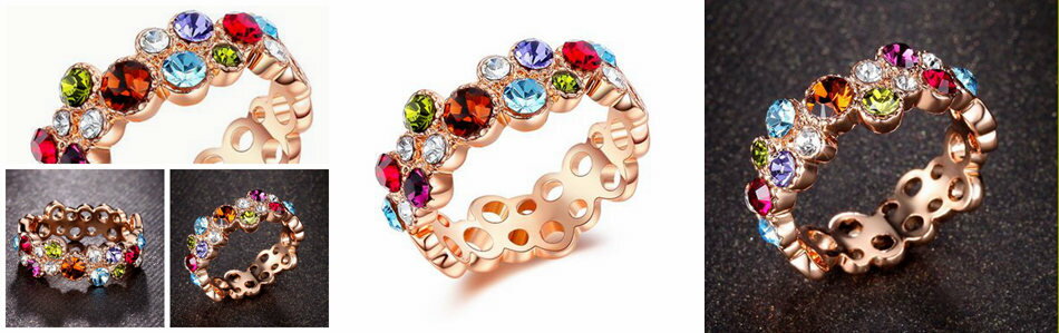 指輪 18K K18 指輪 ゴールド CZ ダイヤ フラワー 彩石 リング gu894e バレンタイン ギフト おすすめ 誕生日 お祝い格安通販　バレンタイン　人気　ランキング