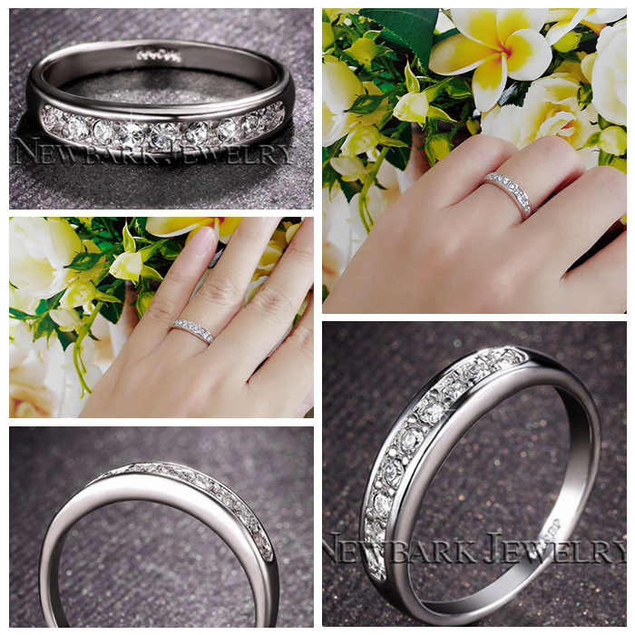 指輪 18K K18 18金 RGP プラチナ CZ ダイヤ シンプル 上質 リング yu766e バレンタイン ギフト おすすめ 誕生日格安通販　バレンタイン　人気　ランキング