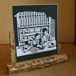 【インテリア◆贈り物に】色紙（切り絵）【はじめに】