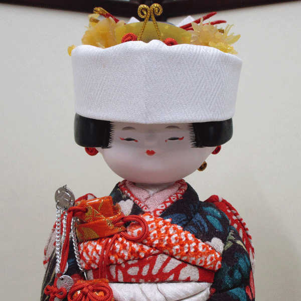 【送料無料！】京製木目込人形　花嫁
