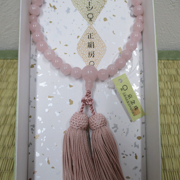 京念珠ローズクォーツ
