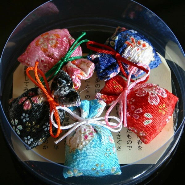 【ギフト】【メール便(レターパックライト)可能!】香袋セット(5個セット)