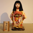 【送料無料!】【熊倉聖祥】京製尺二市松人形(女)