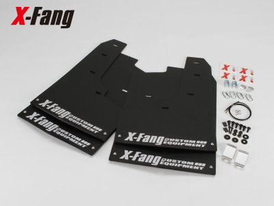 樂天商城 - X-Fang M40102 Mudflap BLACK [MC前 DELICA D:5専用] ブラック