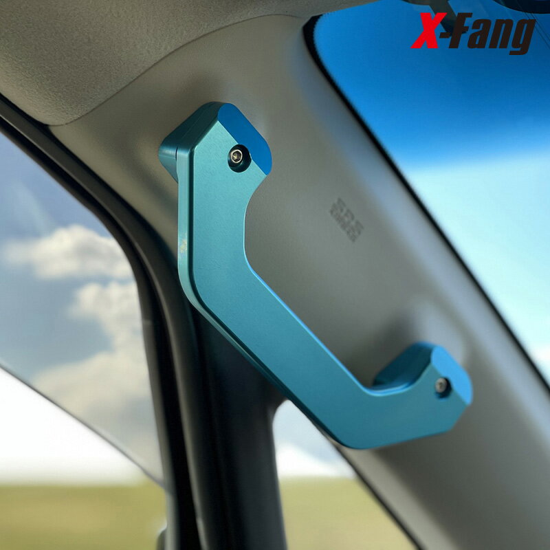 X-Fang PG17913BL Billet Pillar Grip【A&Bピラー】BLUE ビレットピラーグリップ ブルー【適合】DELICA D:5　全年式、全グレード