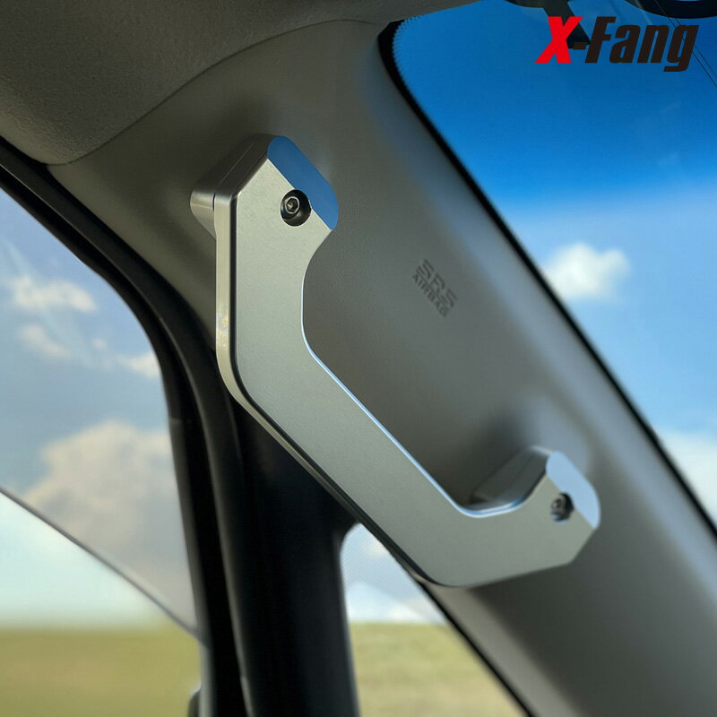 X-Fang PG17913SL Billet Pillar Grip【A&Bピラー】SILVER ビレットピラーグリップ シルバー【適合】DELICA D:5　全年式、全グレード