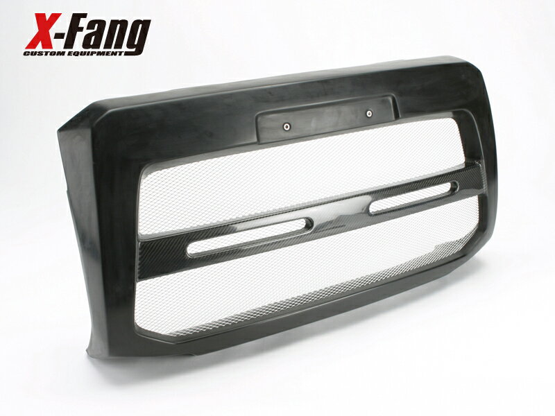 【X-FANG TGS DELICA D5】Modified FaceMaskモディファイドフェイスマスク センタービーム部カーボン仕様【適合】DELICA D:5 4WD/2WD(MC後CV1装着不可)