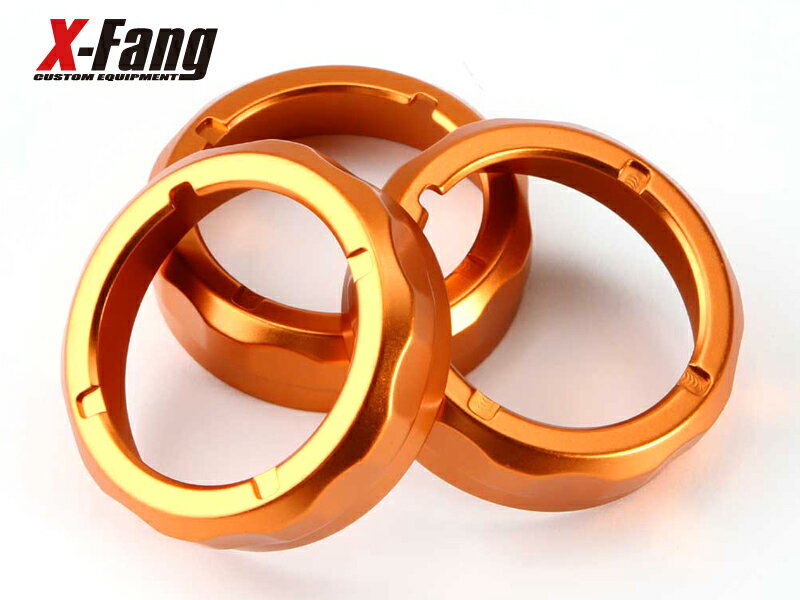 X-Fang TGS-AC401SOR Air Conditioner Adjuster Ring SET SS-LTD Orangeエアコンディショナーアジャスターリングセット SSリミテッドオレンジDELICA D:5　CV5W/CV4W/CV2W/CV1W