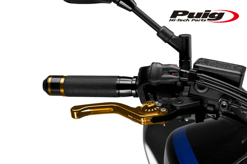 Puig 130OO SHORT BRAKE LEVER 3.0GOLD/GOLD（固定タイプ）