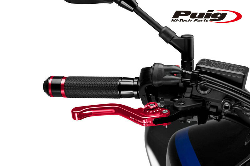 Puig 130RR230RR SHORT BRAKE & CLUTCH LEVER 3.0 RED/RED(ショートタイプ) プーチ ブレーキ クラッチ セット