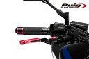 Puig 14RNR24RNR EXTENDABLE FOLDABLE BRAKE & CLUTCH LEVER 3.0 RED/RED (全長調整/可倒タイプ) プーチ ブレーキ クラッチ セット