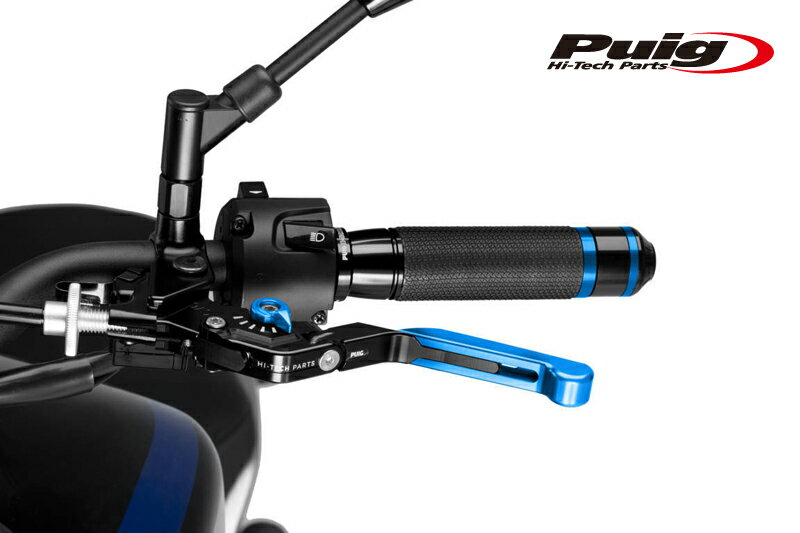 樂天商城 - Puig 24ANA EXTENDABLE FOLDABLE CLUTCH LEVER 3.0BLUE/BLUE （全長調整/可倒タイプ）