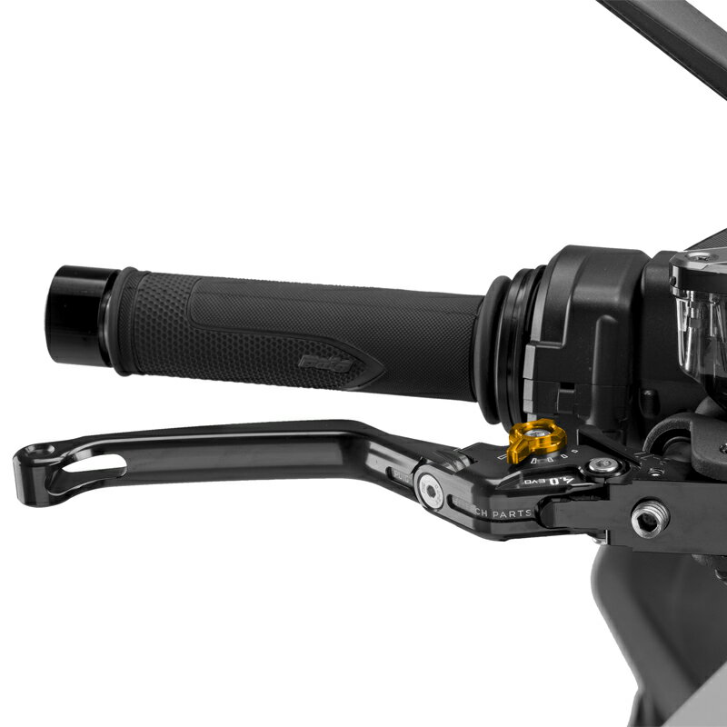 樂天商城 - Puig 4110NO BRAKE LEVER 4.0.FOLDABLE [BLACK/GOLD] （可倒タイプ） プーチ ブレーキレバー