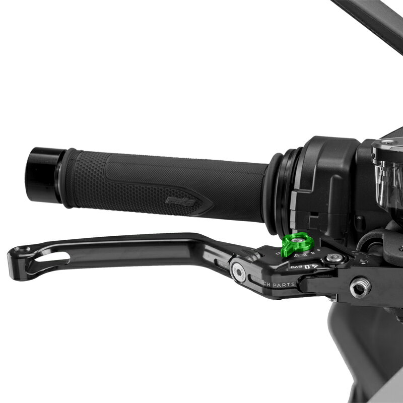 樂天商城 - Puig 4110NV BRAKE LEVER 4.0.FOLDABLE [BLACK/GREEN] （可倒タイプ） プーチ ブレーキレバー