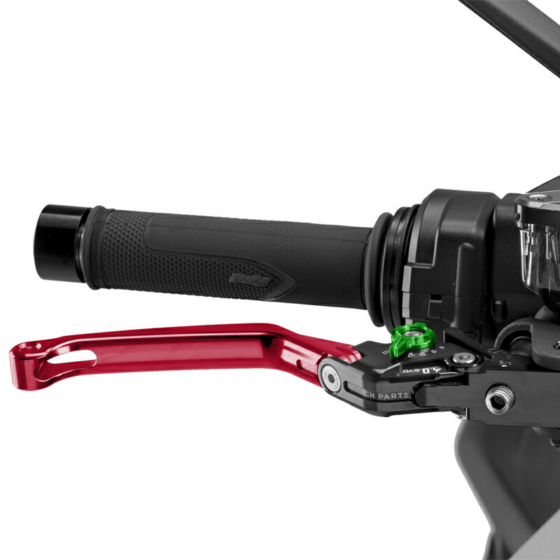 Puig 4110RV BRAKE LEVER 4.0.FOLDABLE [RED/GREEN] （可倒タイプ） プーチ ブレーキレバー