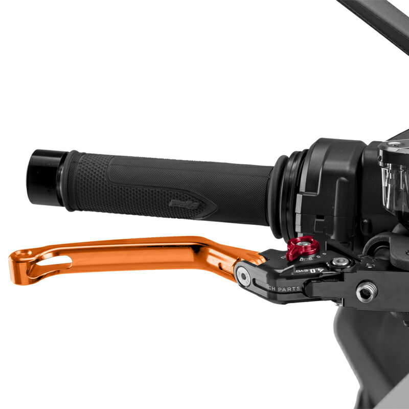 樂天商城 - Puig 4110TR BRAKE LEVER 4.0.FOLDABLE [ORANGE/RED] （可倒タイプ） プーチ ブレーキレバー