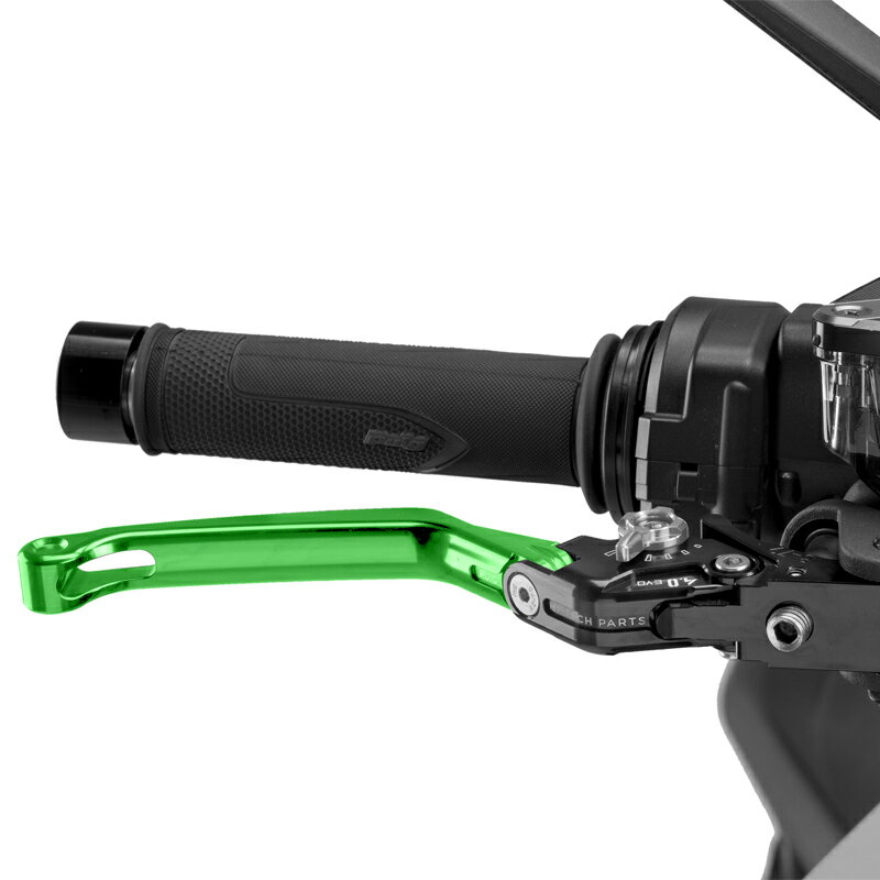 Puig 4110VP BRAKE LEVER 4.0.FOLDABLE [GREEN/SILVER] （可倒タイプ） プーチ ブレーキレバー
