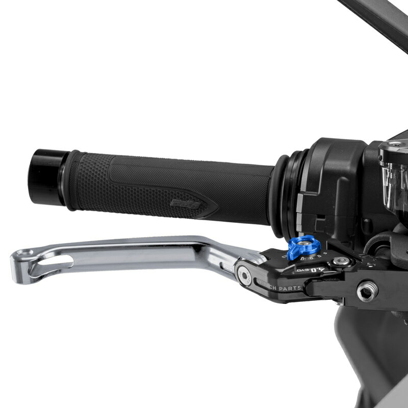 樂天商城 - Puig 4110YA BRAKE LEVER 4.0.FOLDABLE [TITANIUM/BLUE] （可倒タイプ） プーチ ブレーキレバー