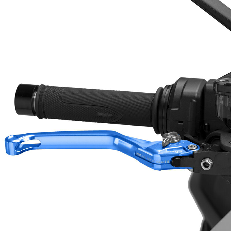 樂天商城 - Puig 4120AP BRAKE LEVER 4.0.UNFOLDABLE [BLUE/SILVER] （固定標準タイプ） プーチ ブレーキレバー