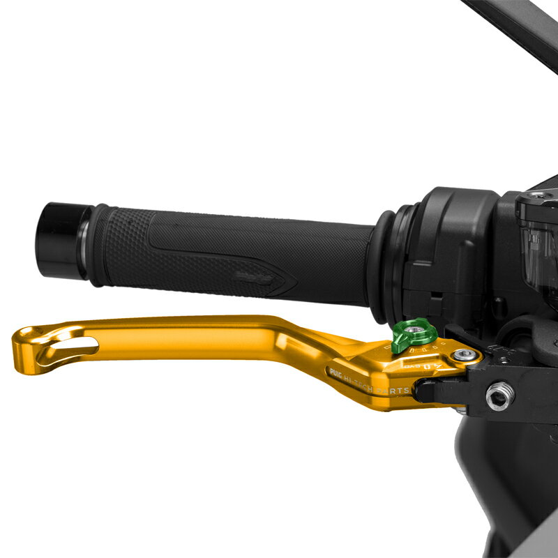 Puig 4120OV BRAKE LEVER 4.0.UNFOLDABLE [GOLD/GREEN] （固定標準タイプ） プーチ ブレーキレバー