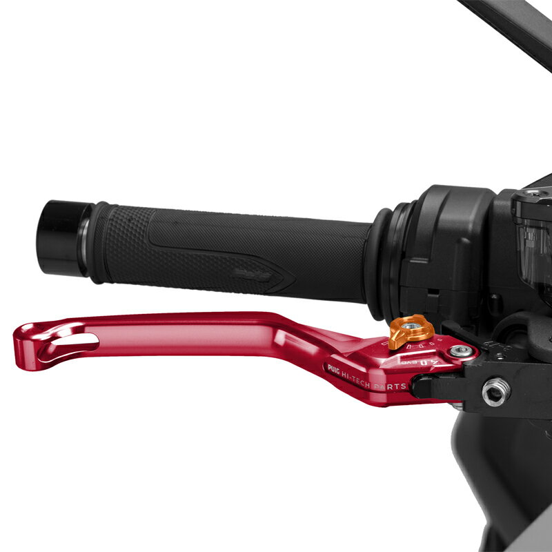 Puig 4120RT BRAKE LEVER 4.0.UNFOLDABLE [RED/ORANGE] （固定標準タイプ） プーチ ブレーキレバー