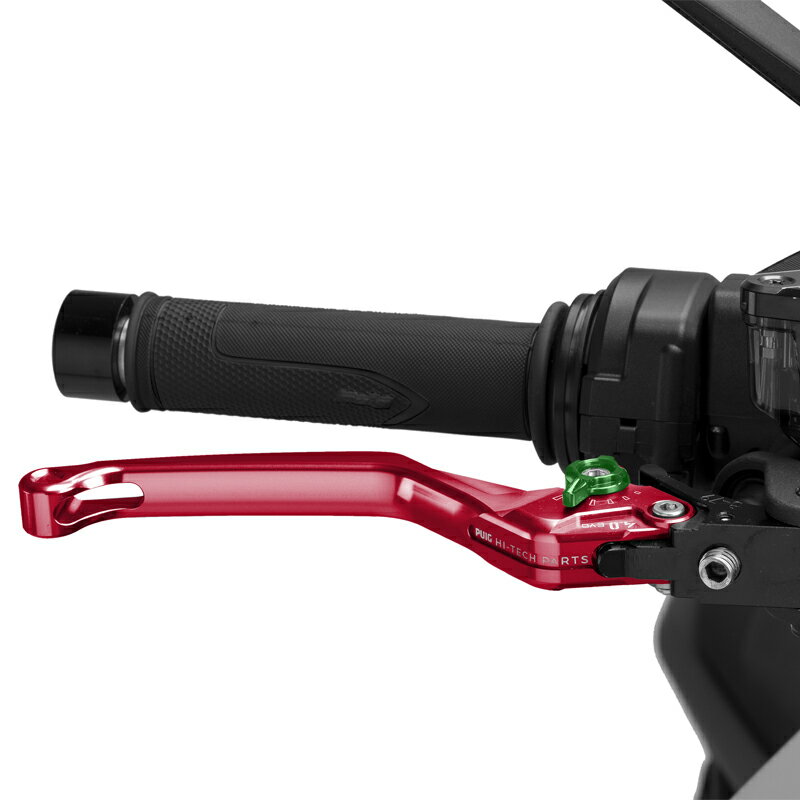 樂天商城 - Puig 4120RV BRAKE LEVER 4.0.UNFOLDABLE [RED/GREEN] （固定標準タイプ） プーチ ブレーキレバー