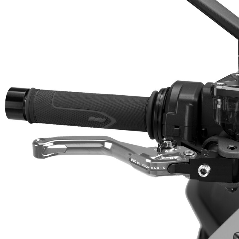 樂天商城 - Puig 4130PN BRAKE LEVER 4.0.SHORT [SILVER/BLACK] （ショートタイプ） プーチ ブレーキレバー