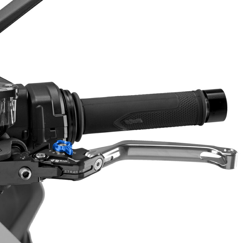 樂天商城 - Puig 4210PA CLUTCH LEVER 4.0.FOLDABLE [SILVER/BLUE] （可倒タイプ） プーチ クラッチレバー