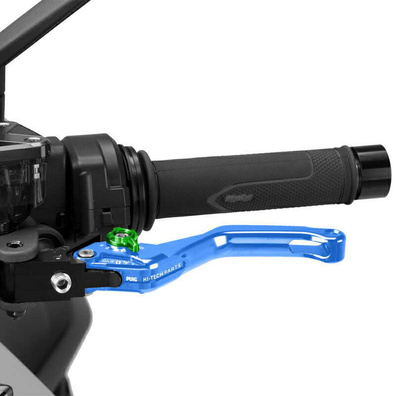 Puig 4230AV CLUTCH LEVER 4.0.SHORT [BLUE/GREEN] （ショートタイプ） プーチ クラッチレバー