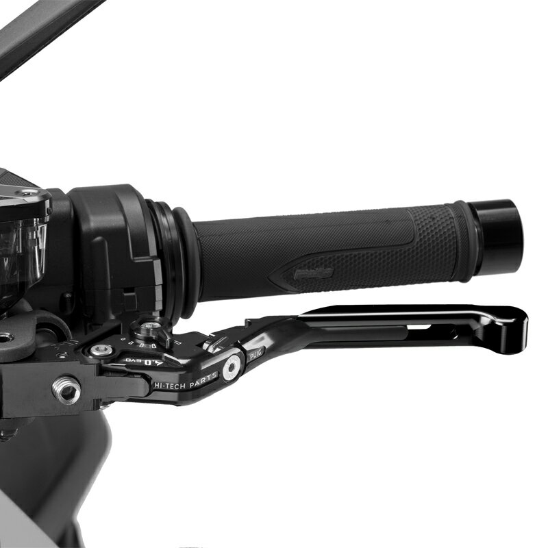 樂天商城 - Puig 424NNN CLUTCH LEVER 4.0.EXTENDABLE [BLACK/BLACK] （全長調整、可倒タイプ） プーチ クラッチレバー